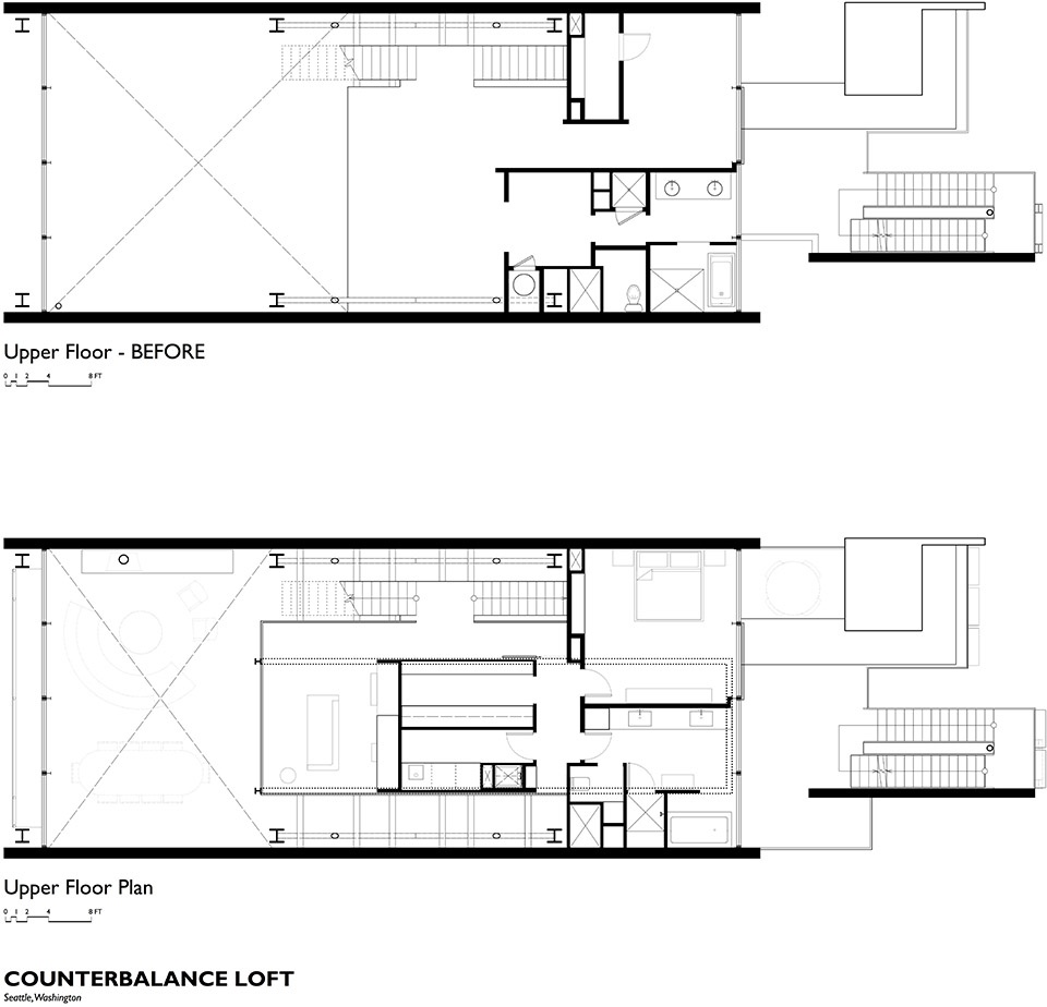 counterbalance loft by eggleston farkas architects