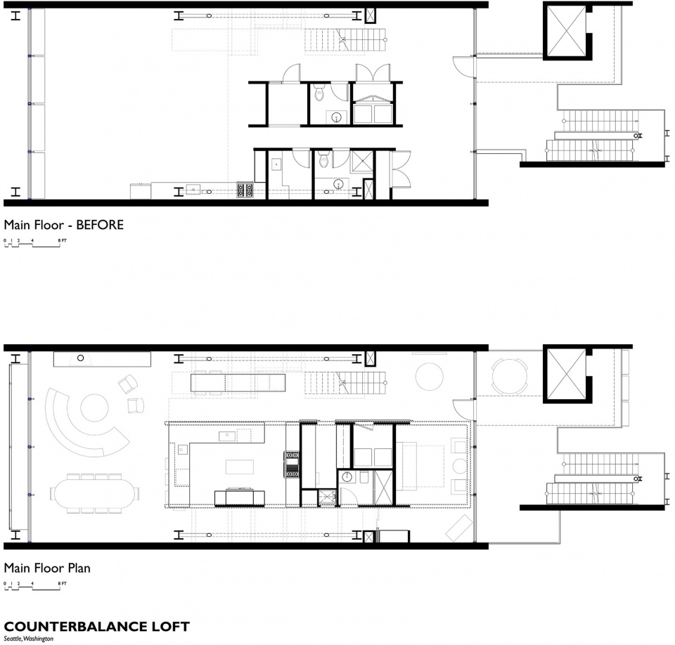 counterbalance loft by eggleston farkas architects