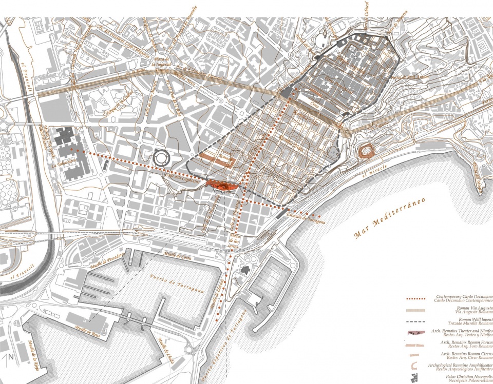archaeological remains of the ancient roman by toni girones