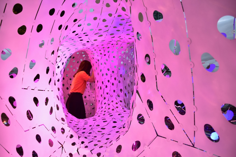 the compound pistil pavilion china by nanjing university of the arts
