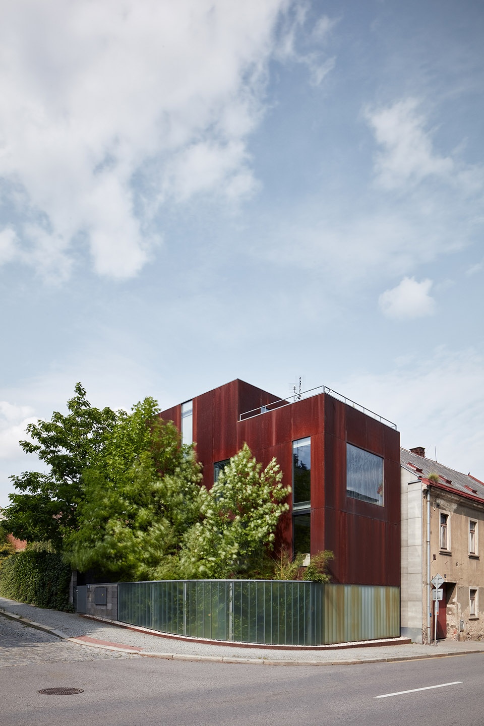 Rusty House by OK Plan Architects