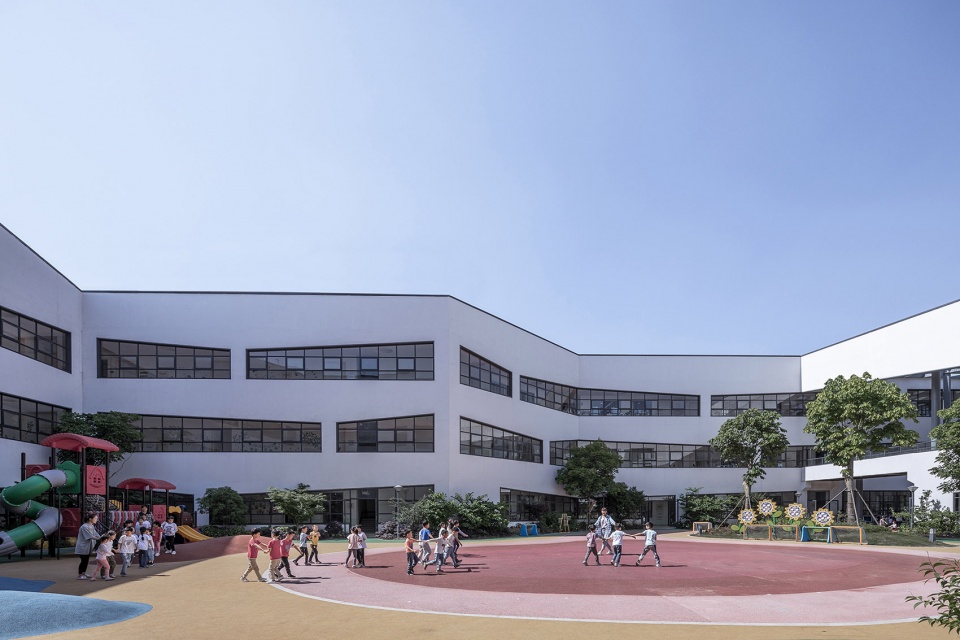 nanxun town center kindergarten new site extension project china by the architectural design research institute of zhejiang university
