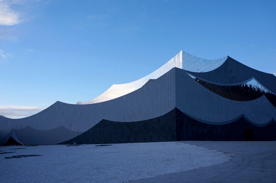 encore mount wutai theater china by biad zxd architects