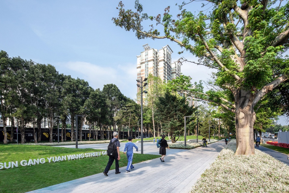 luohu san heng si zong streetscape upgrading china by sed landscape architect