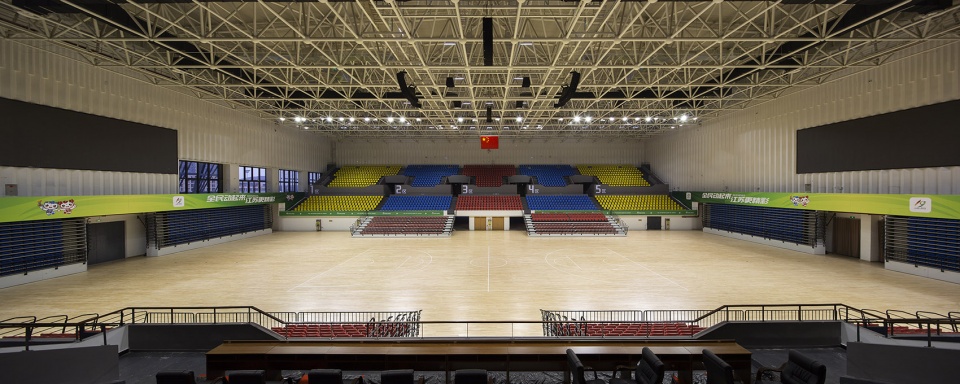 mixing openness with the whole architectural design of yizheng comprehensive gymnasium china by the architectural design and research ins...