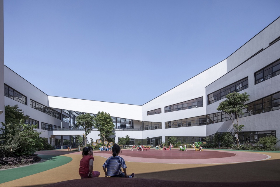 nanxun town center kindergarten new site extension project china by the architectural design research institute of zhejiang university