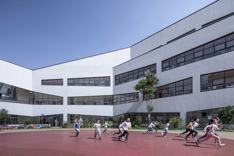 nanxun town center kindergarten new site extension project china by the architectural design research institute of zhejiang university