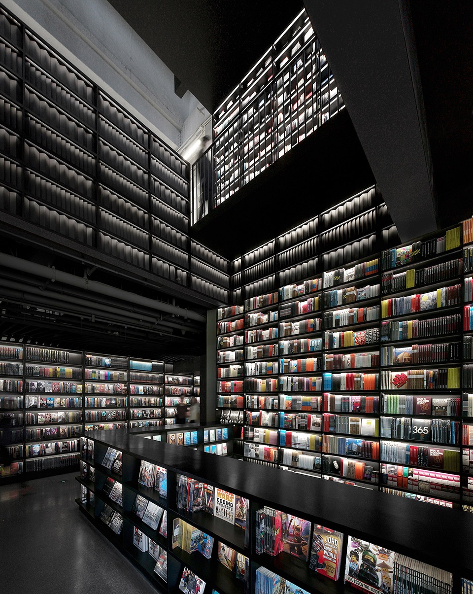 page one beijing fun bookstore interior design china by vector architects