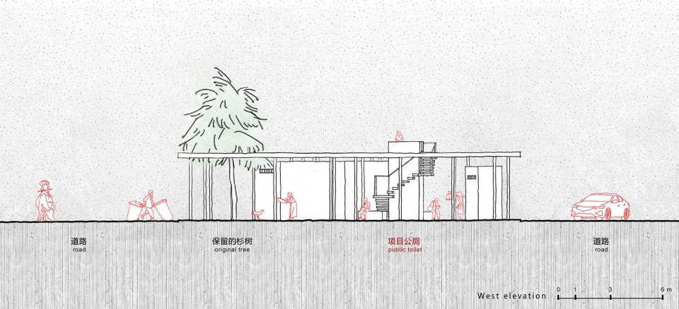 public toilet at sanchakou in zhejiang china by shulin architectural design