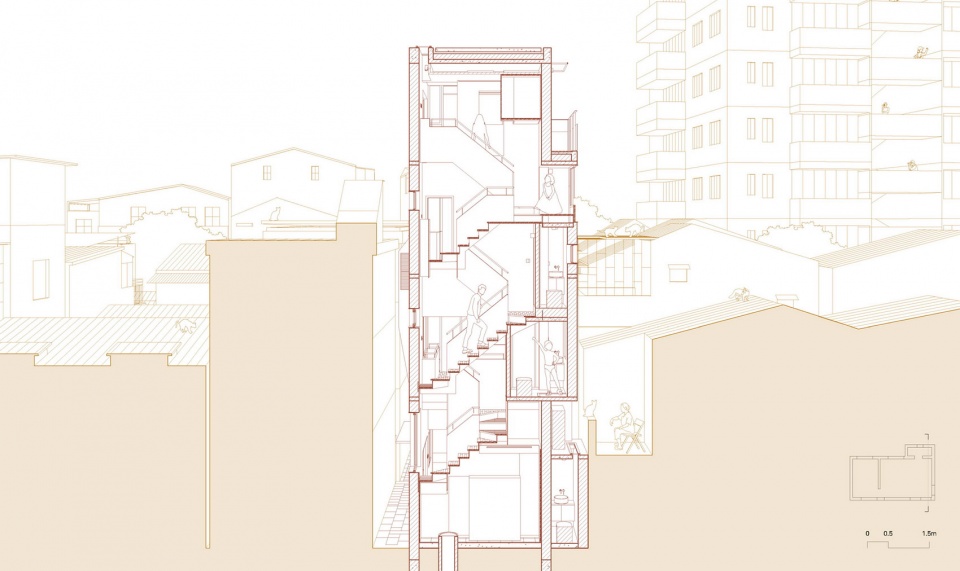 the trapped house the regeneration of the 18 shang meng sheng street haizhu district guangzhou china by urbanus