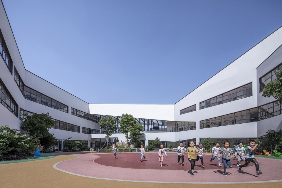 nanxun town center kindergarten new site extension project china by the architectural design research institute of zhejiang university