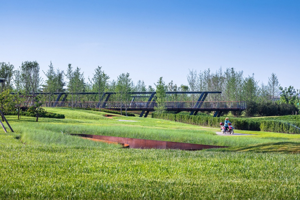 feng river wetland environmental design in xian china by gvl group