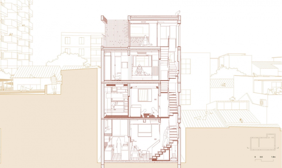the trapped house the regeneration of the 18 shang meng sheng street haizhu district guangzhou china by urbanus