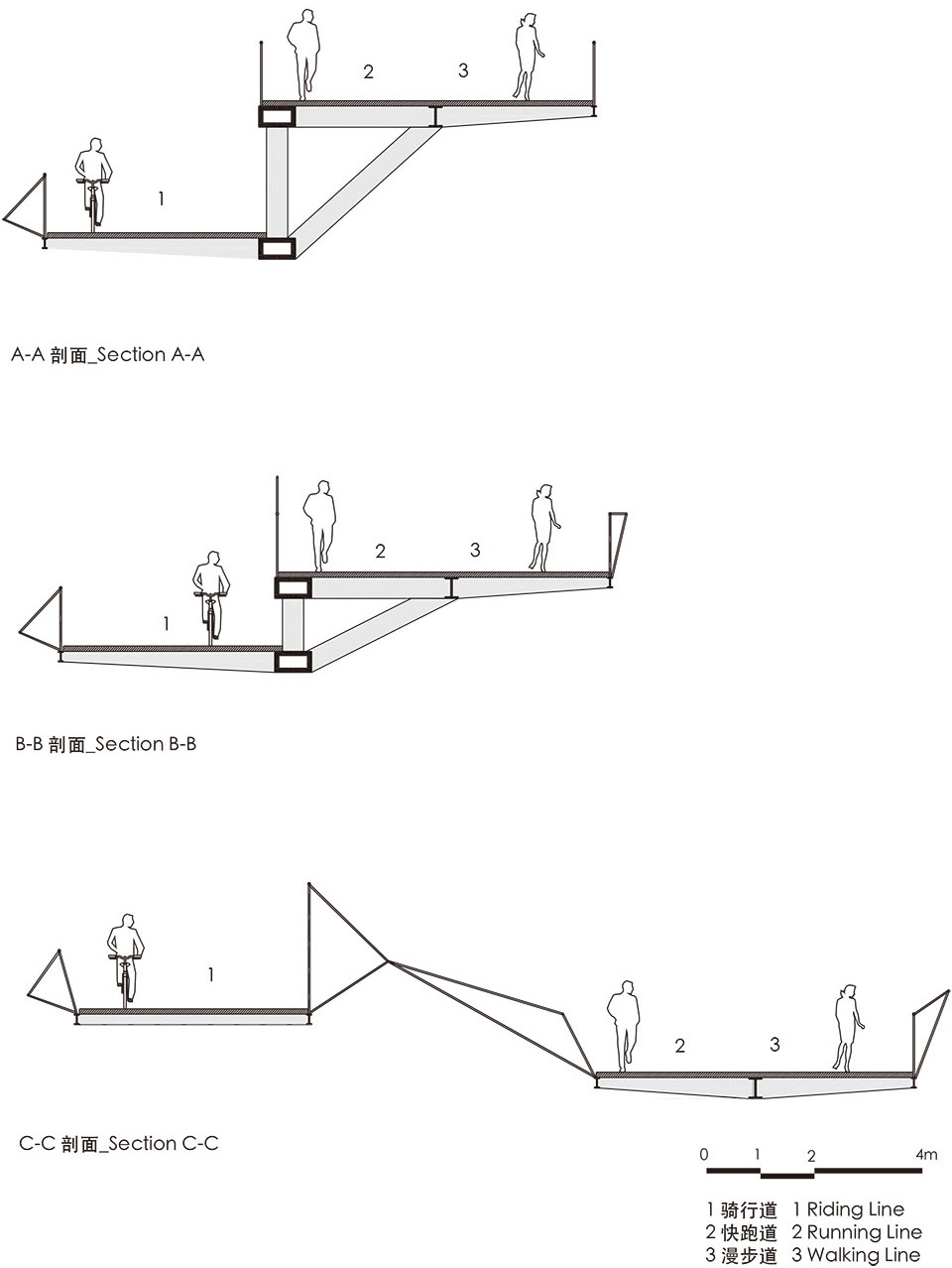 yangjing canal pedestrian bridge china by atelier liu yuyang architects 1