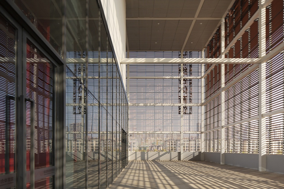 mixing openness with the whole architectural design of yizheng comprehensive gymnasium china by the architectural design and research ins...