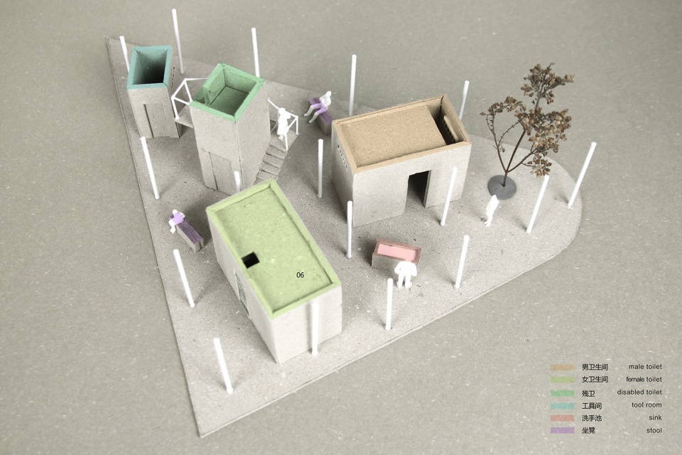 public toilet at sanchakou in zhejiang china by shulin architectural design
