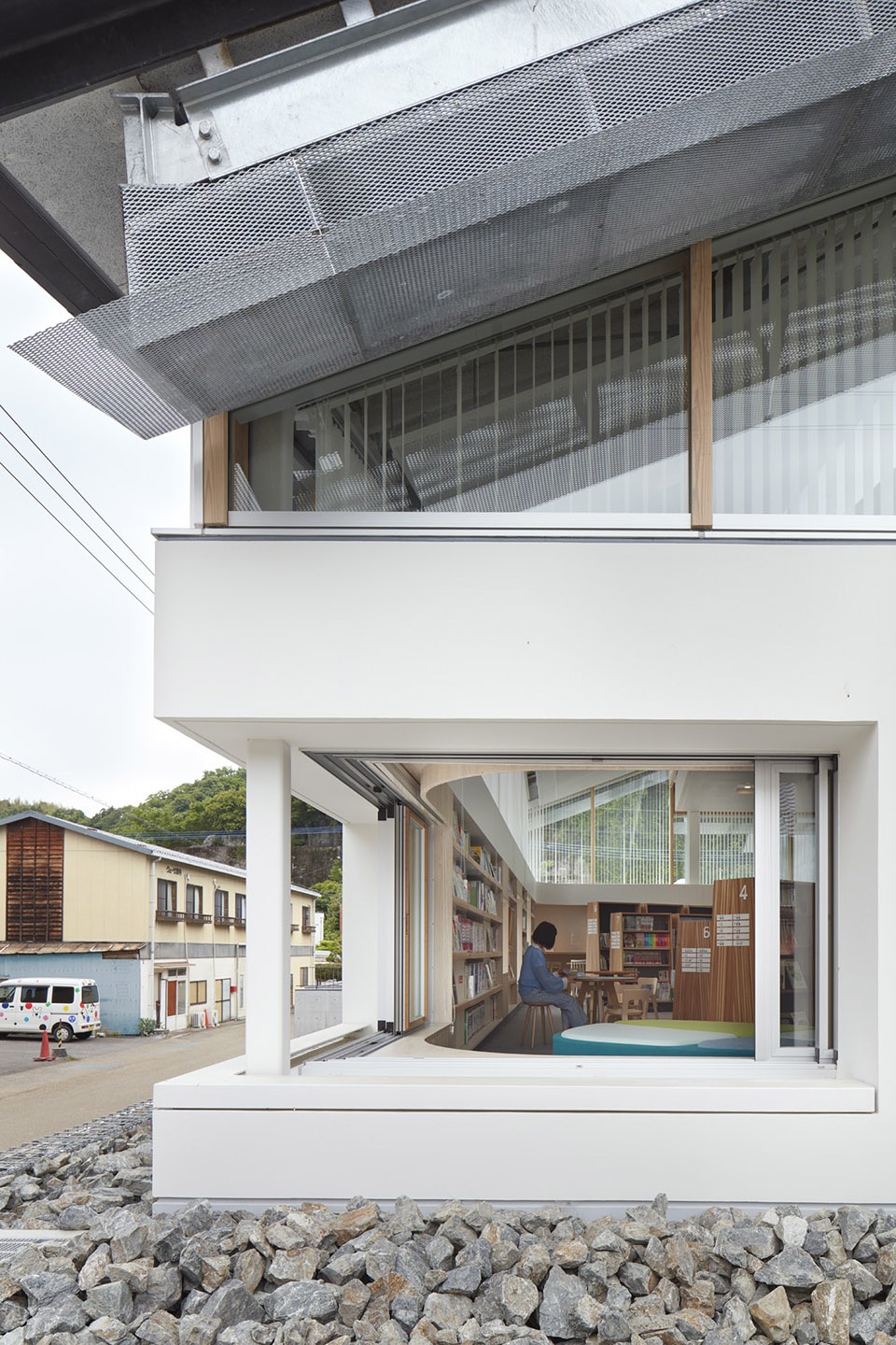 taketa municipal library by takao shiotsuka atelier