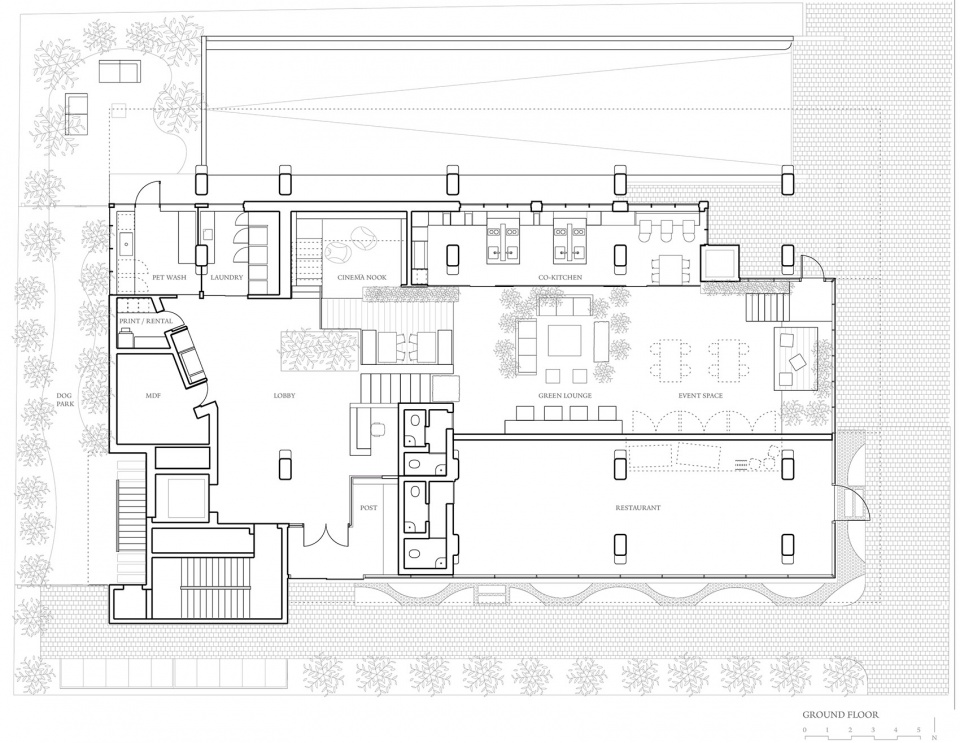 treehouse coliving by bo da architecture