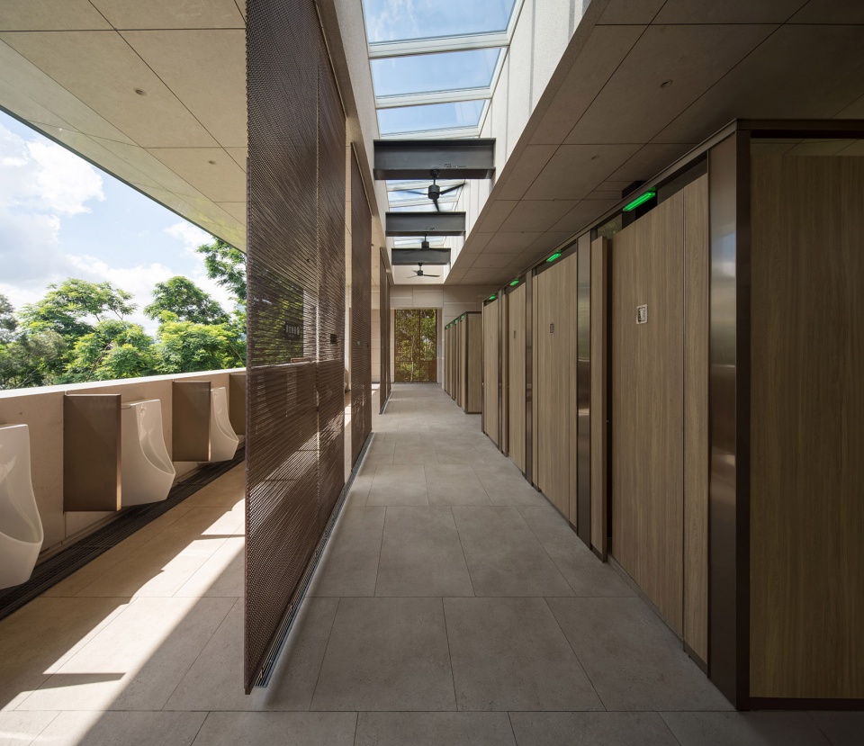 bei shan qi yuan lianhua peak public restroom china by shenzhen huahui design