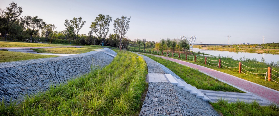 feng river wetland environmental design in xian china by gvl group