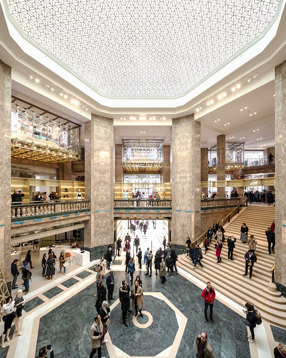 Galeries Lafayette Flagship on Champs Élysées by BIG