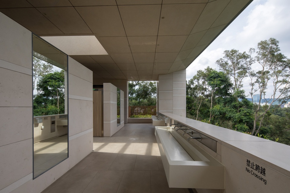 bei shan qi yuan lianhua peak public restroom china by shenzhen huahui design
