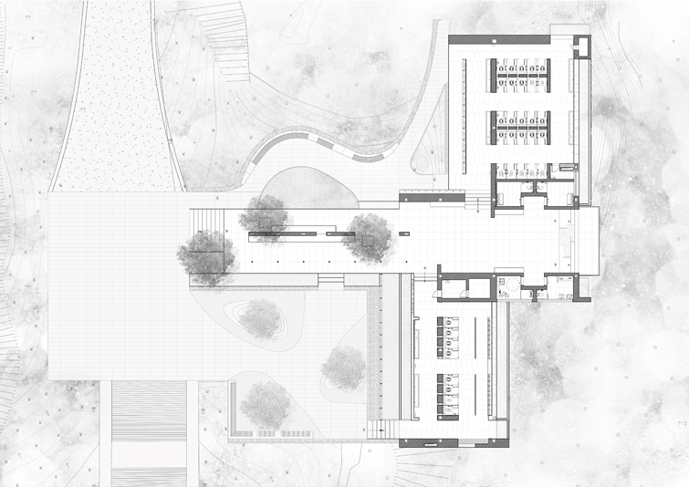 bei shan qi yuan lianhua peak public restroom china by shenzhen huahui design