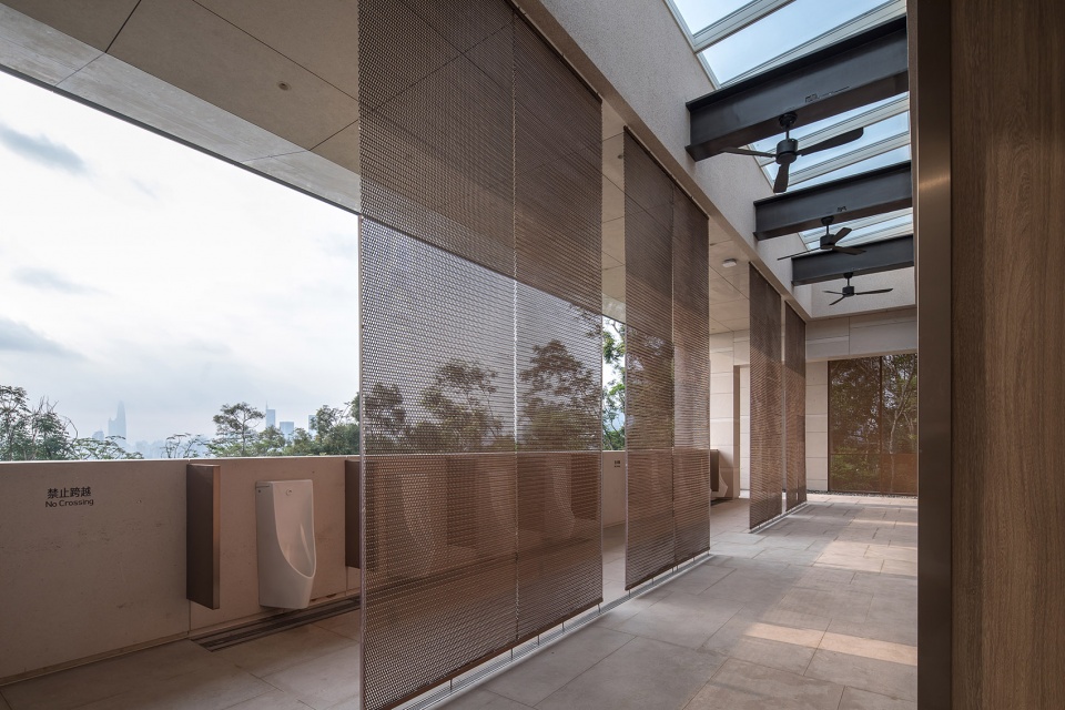 bei shan qi yuan lianhua peak public restroom china by shenzhen huahui design