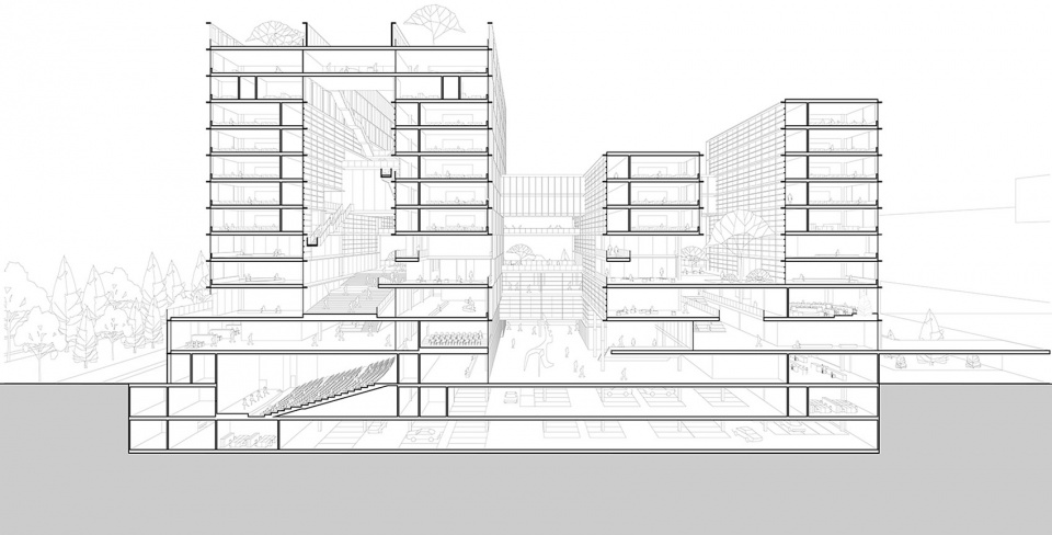 chinese university of hong kongshenzhen phase ii schematic design by node urbanus tao archi union