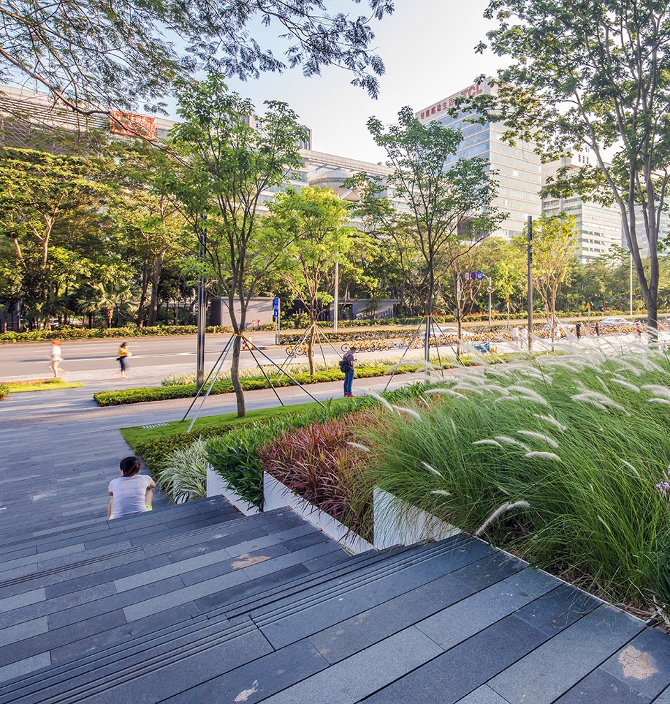 shenzhen landscape innovation of mixc world china by canggula landscape planning and design