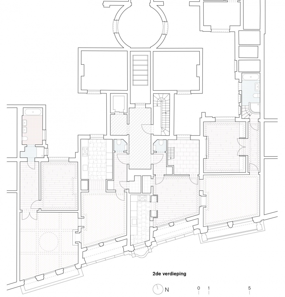 refurbishment of 3 historical buildings by bovenbouw barbara van der wee architects