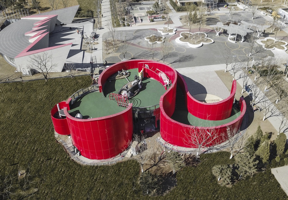 cctv animation pavilion beijing international horticultural exhibition 2019 china by fadesign beijing architecture design co ltd beijing...