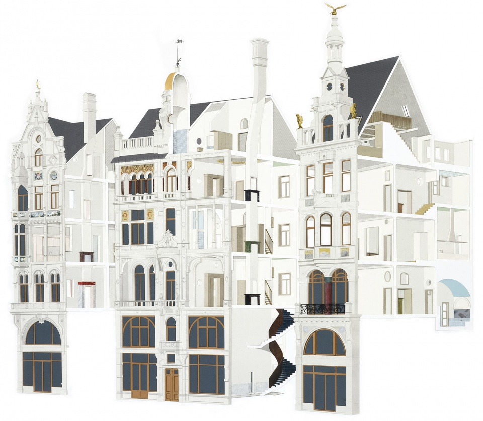 refurbishment of 3 historical buildings by bovenbouw barbara van der wee architects