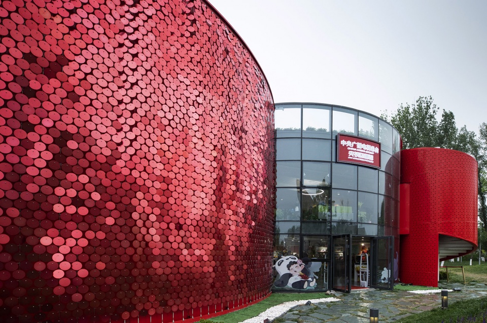 cctv animation pavilion beijing international horticultural exhibition 2019 china by fadesign beijing architecture design co ltd beijing...