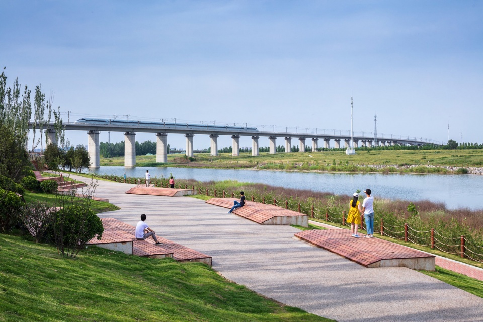feng river wetland environmental design in xian china by gvl group