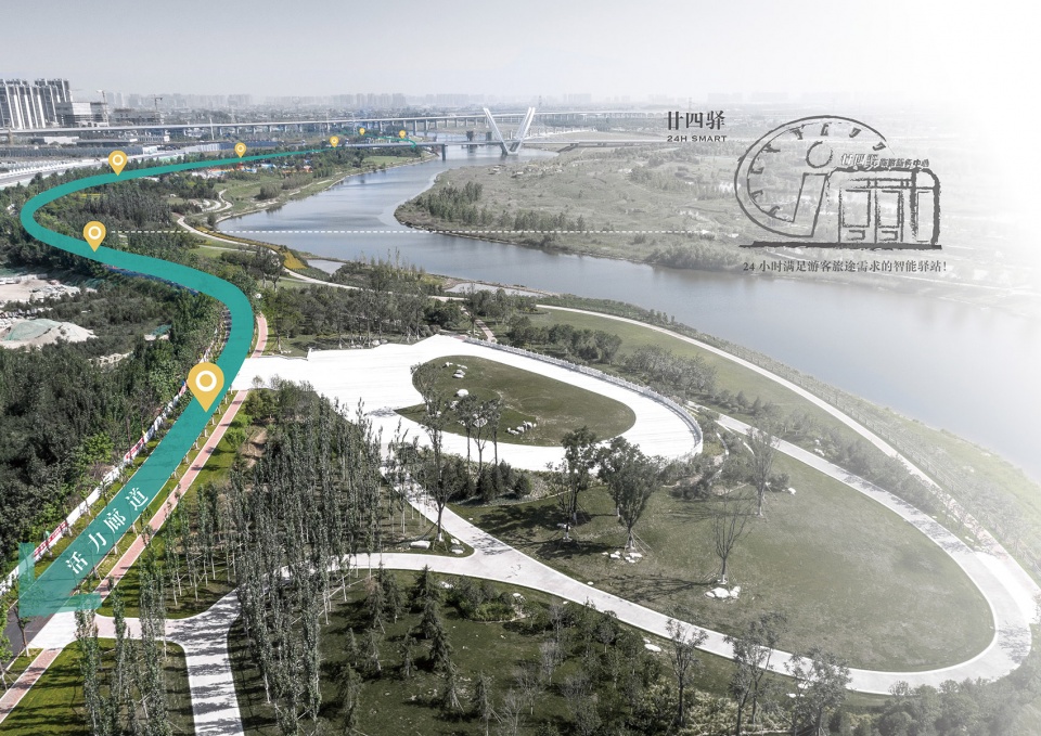 feng river wetland environmental design in xian china by gvl group