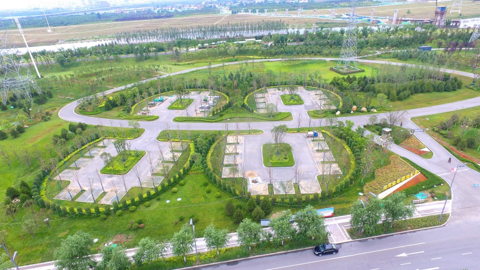 feng river wetland environmental design in xian china by gvl group