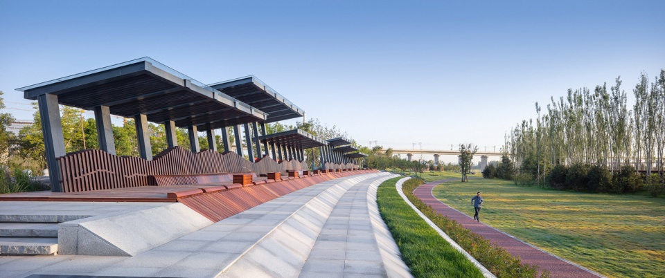 feng river wetland environmental design in xian china by gvl group