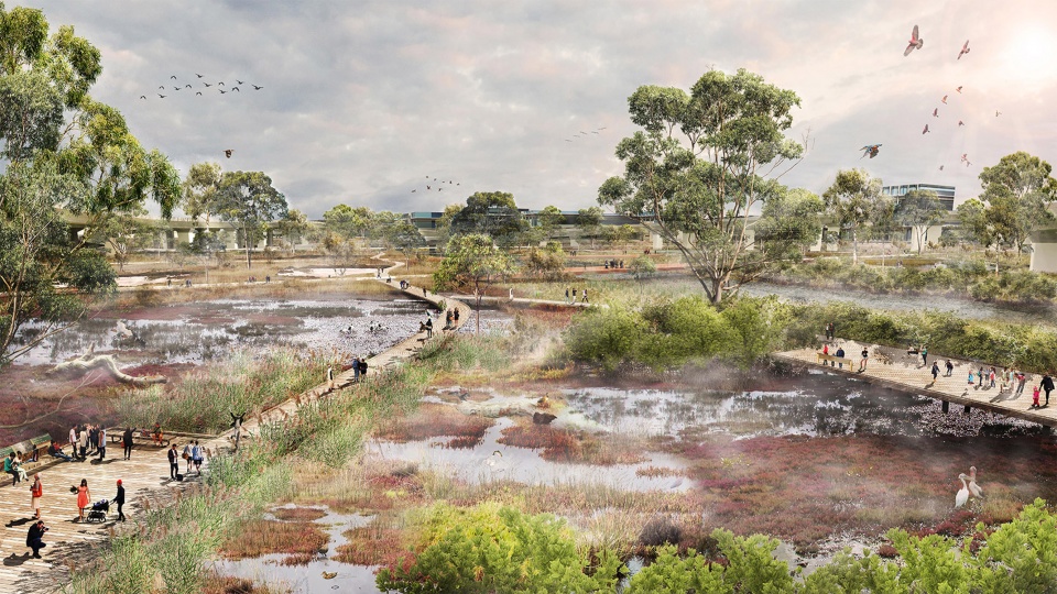 vision for moonee ponds creek renewal gathers momentum by mcgregor coxall