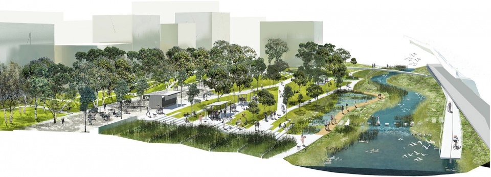 vision for moonee ponds creek renewal gathers momentum by mcgregor coxall副本
