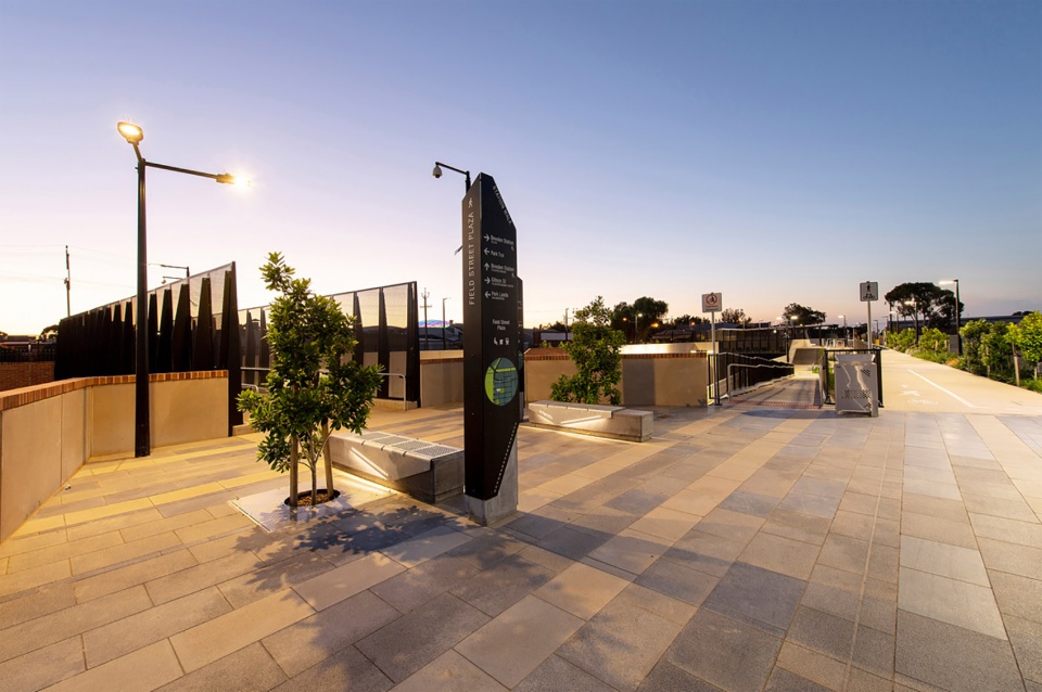 torrens junction rail separation project bowden station by cox architecture