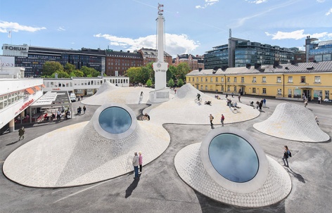 Amos Rex艺术博物馆，赫尔辛基 / JKMM Architects