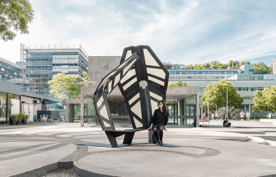 自适应折叠凉亭，德国 / 斯图加特大学