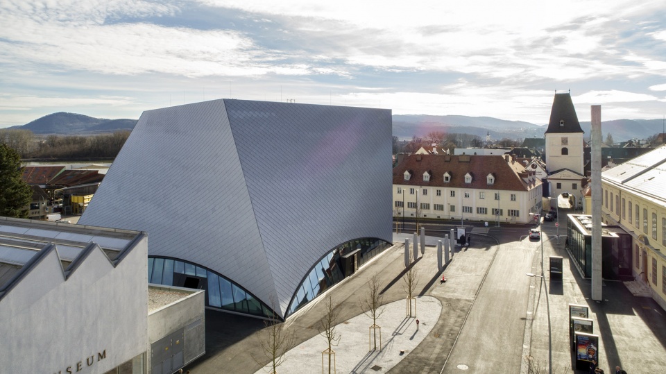the state gallery of lower austria in krems by marte marte architects
