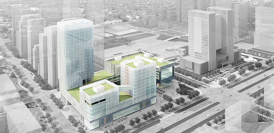kunshan government affairs service centre china by sdtd