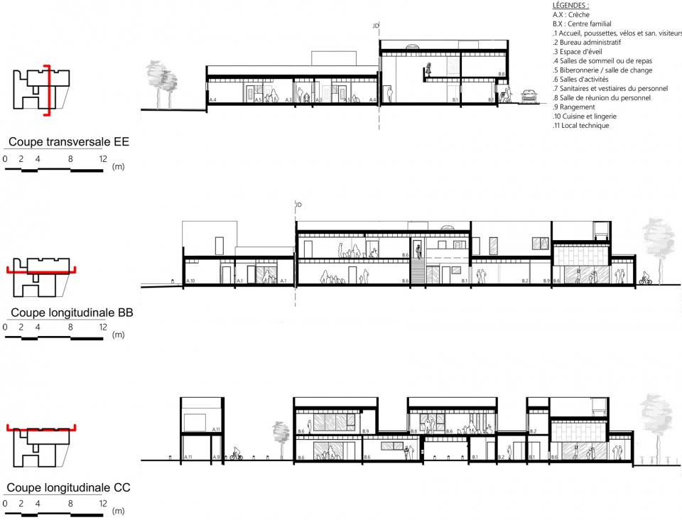 demolition reconstruction of a family facility and a nursery by ateliers o s architectes