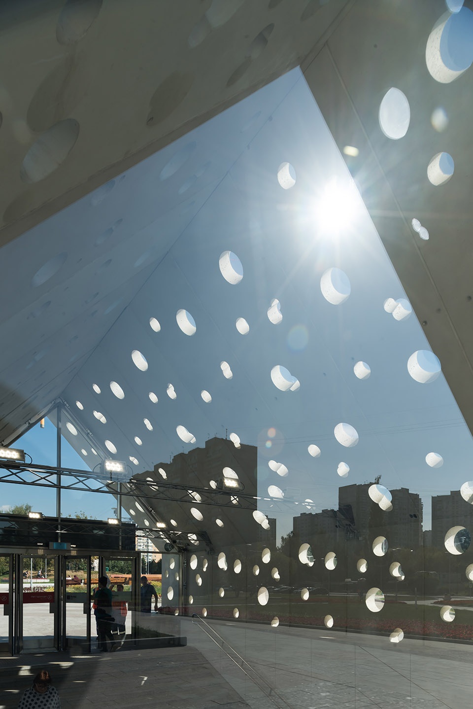 solntsevo metro station by nefa architects