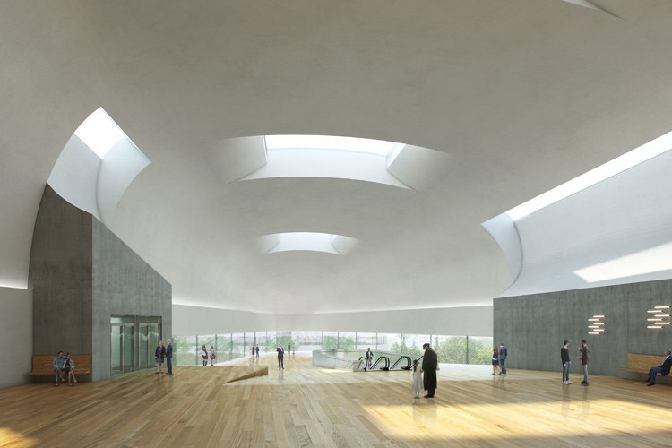 steven holl architects architeture acts win competition for concert hall in ostrava czech republic
