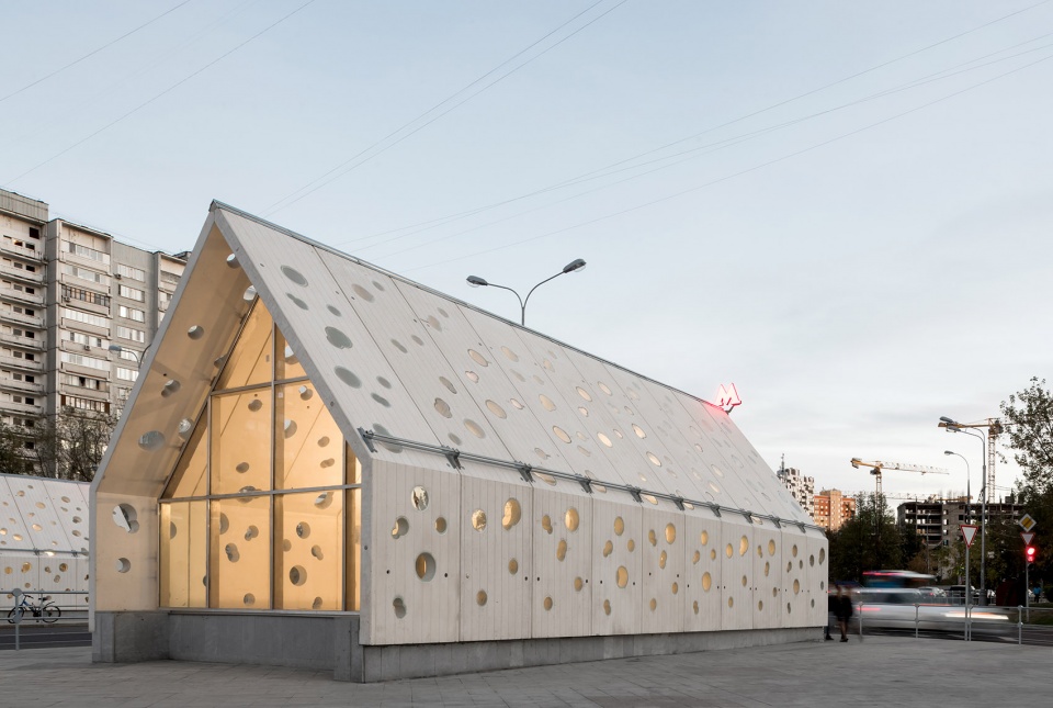 solntsevo metro station by nefa architects