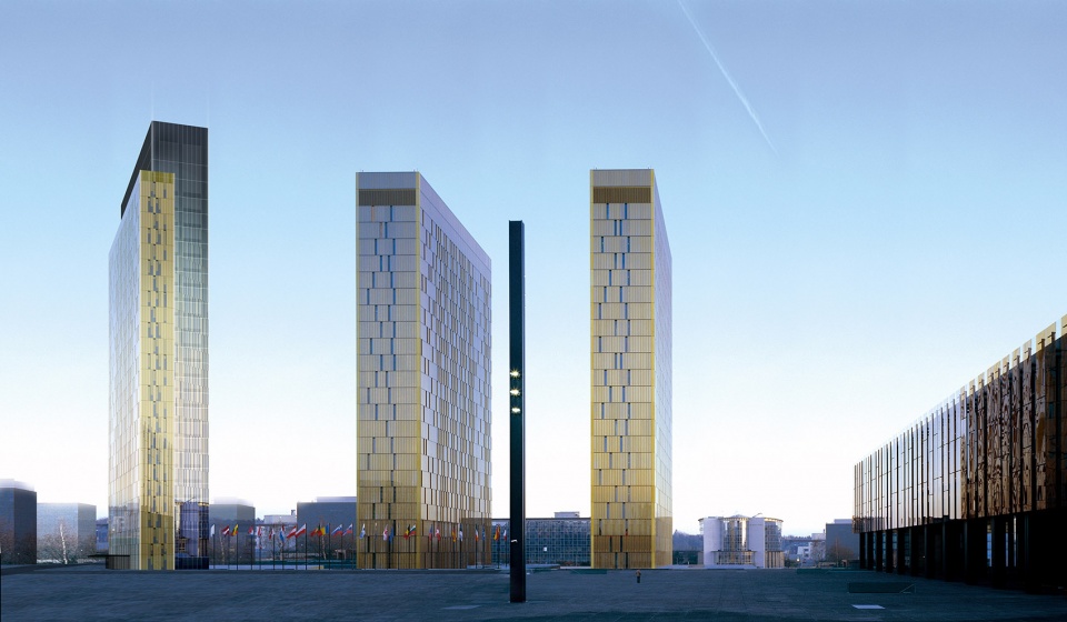 the 5th extension of the courthouse of the court of justice of the european union by dominique perrault architect